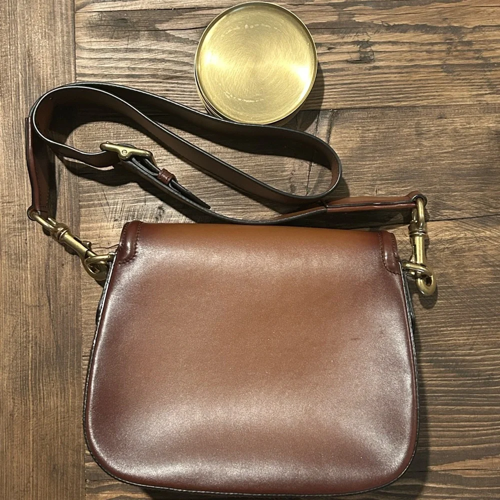 Gucci Medium Lady Web Ombre Brown- Leather Strap - Picture 4 of 7